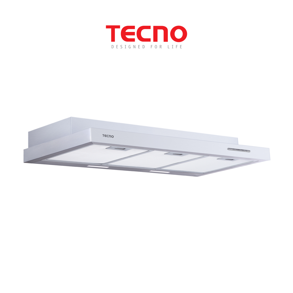 TECNO Hybrid Gas Induction Cooktop with Slim Range Hood - Perfect for Modern Kitchens, Fast Cooking & Energy Efficiency
