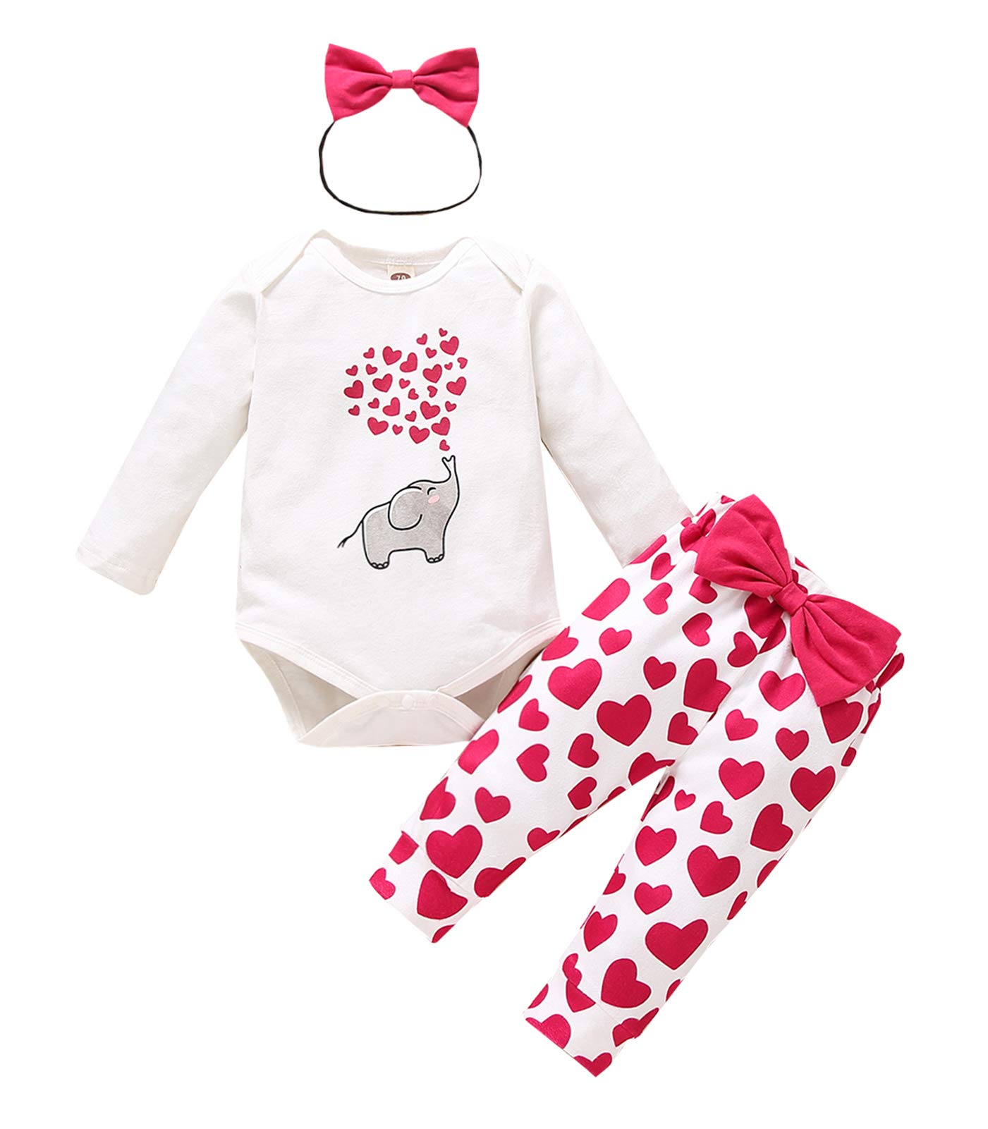 Baby Girl Clothes Set - Long Sleeve Outfits 3-24 Months | Newborn Gifts & Daily Wear