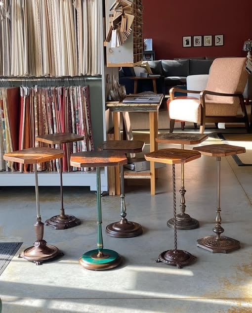 Handcrafted Small Martini Tables - Maine Built Showroom Models - Perfect for Home Bars, Patios & Outdoor Entertaining