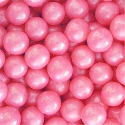 Shimmer Pink Gumballs - 6 Pounds Bulk Candy for Parties, Events, and Vending Machines | Sweet & Chewy Bubble Gum for Kids & Adults