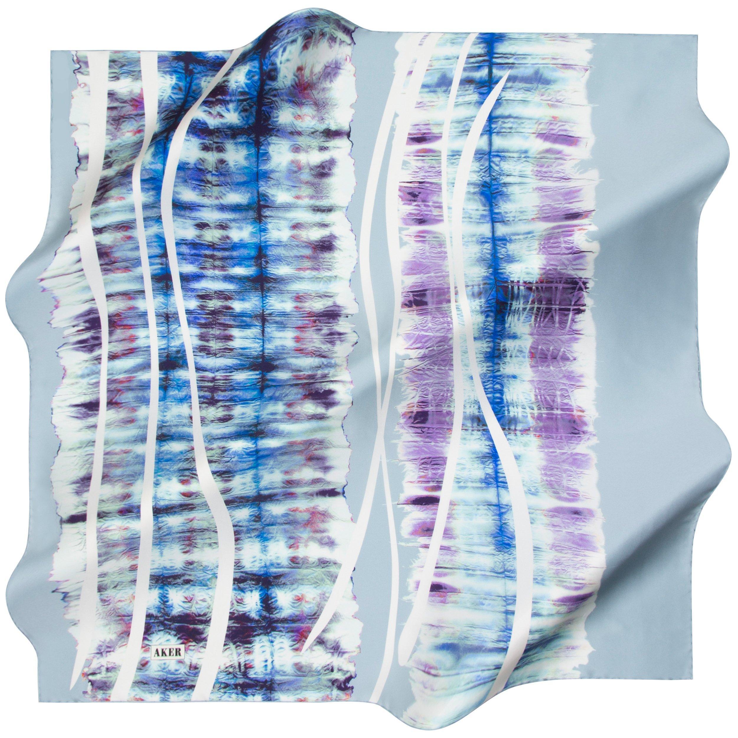 Elegant Aker Silk Scarf for Women - Premium Fashion Accessory for Office, Party & Special Occasions - No. 94