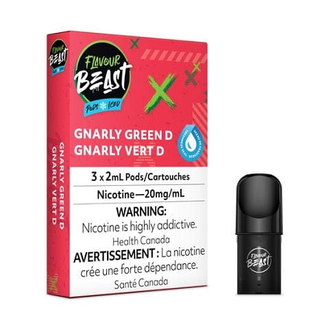 Flavour Beast Pods - All Flavors for STLTH Vape | Refillable Vape Pods for Smooth & Flavorful Experience | Perfect for On-the-Go Vaping & Relaxation