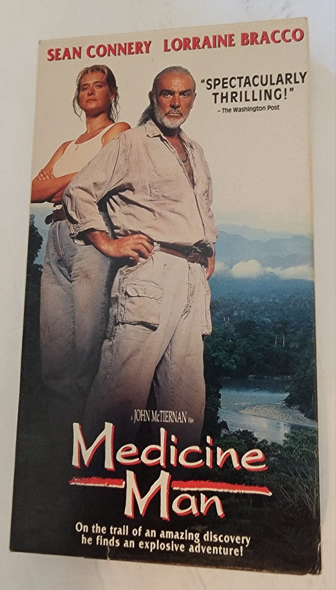Medicine Man VHS - Vintage Collectible Movie Tape - Perfect for 90s Film Enthusiasts & Nostalgic Home Theater Nights