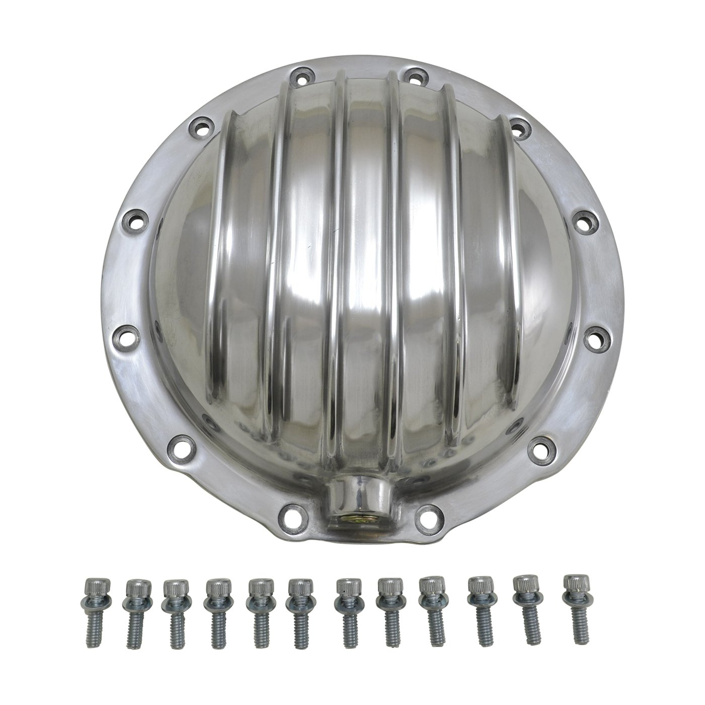 Polished Aluminum Finned Cover for AMC Model 20 Differential - High-Performance Heat Dissipation for Off-Road & Racing Vehicles