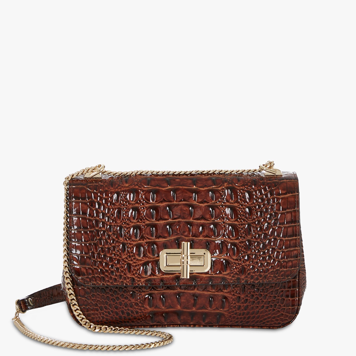 Rosalie Pecan Melbourne Women's Leather Handbag T7115100004 - Stylish Crossbody Bag for Work, Travel & Everyday Use