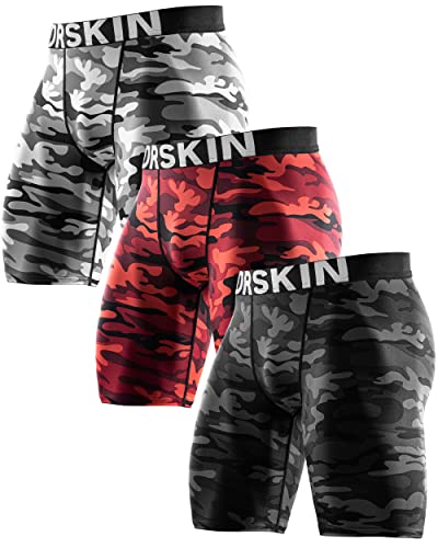 3line Camo-(gray+red+black) (Pack of 3)