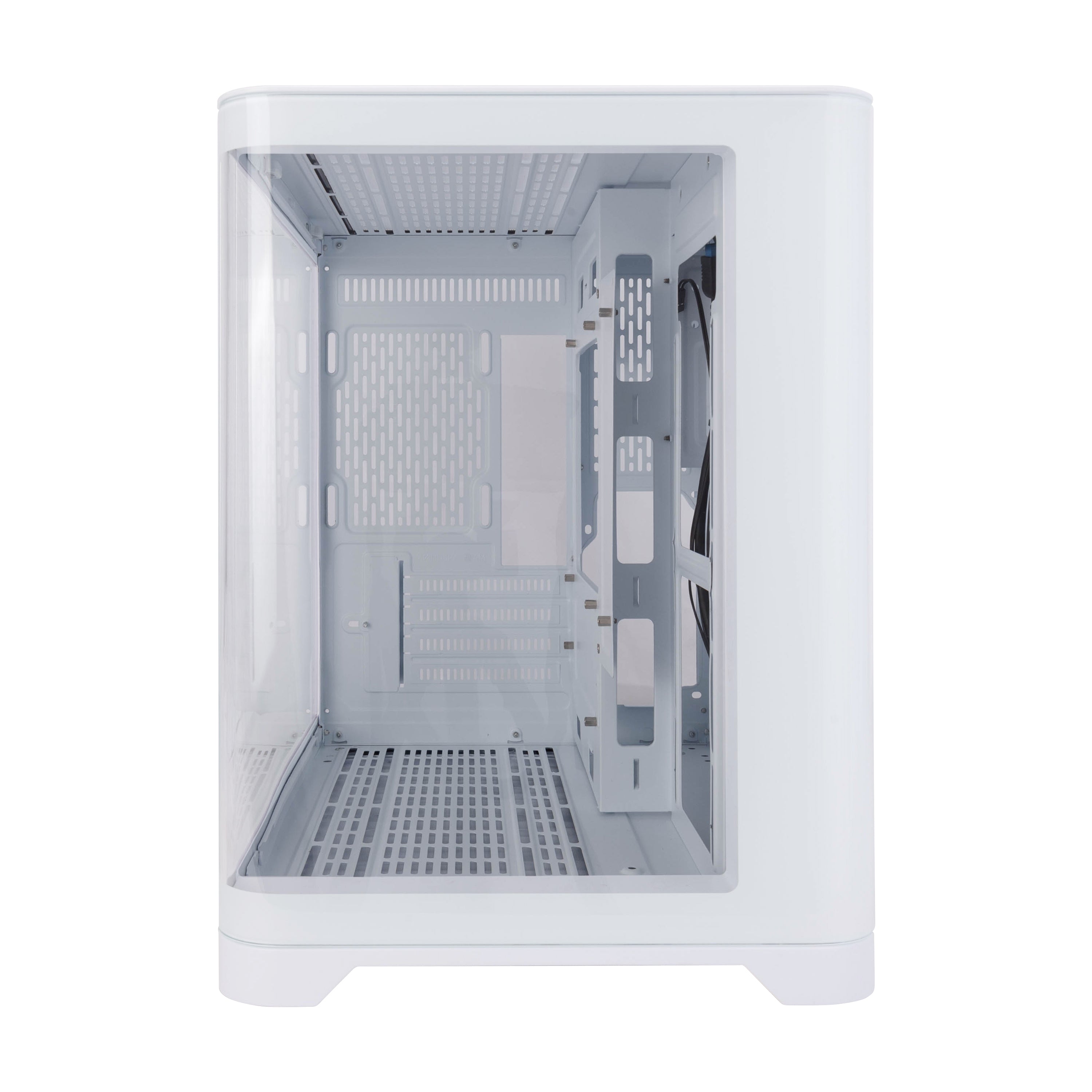 1st Player UV5 M ATX ITX PC Gaming Case - Compact White Computer Case for High Performance Gaming PCs | Perfect for Small Form Factor Builds & Home Office Setups