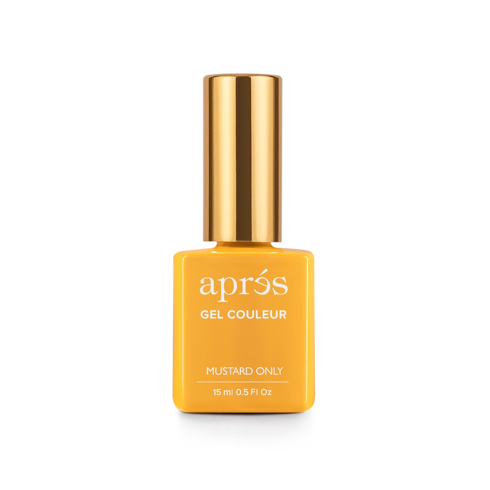 Apres Gel Nail Polish - Mustard Yellow Color | Long-Lasting & Chip-Resistant | Perfect for Fall & Winter Nail Designs, Manicures & Pedicures