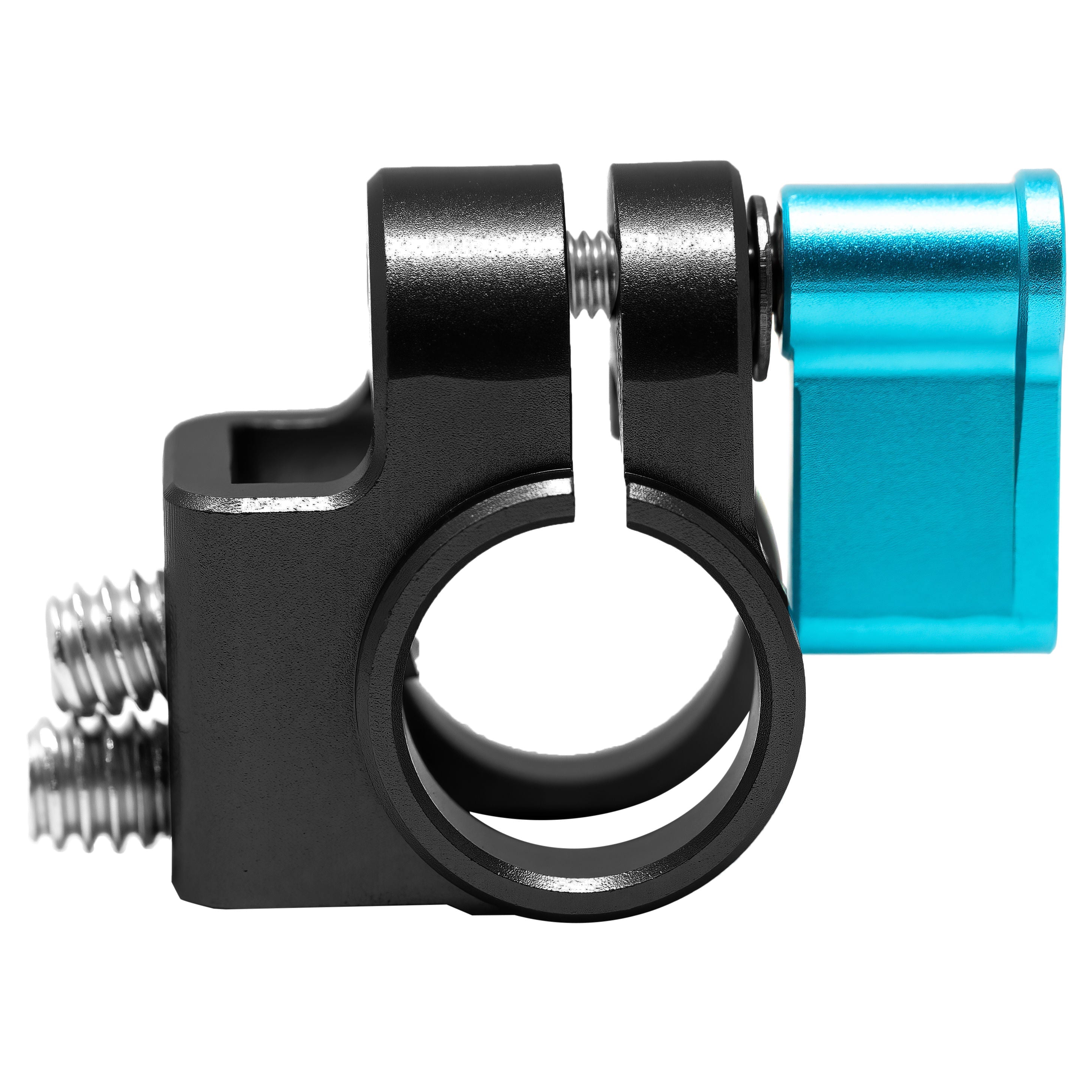 Kondor Blue 15mm Single Rod Clamp for Focus Gears (Black) - Professional Camera Rig Accessory for DSLR & Mirrorless Filmmaking