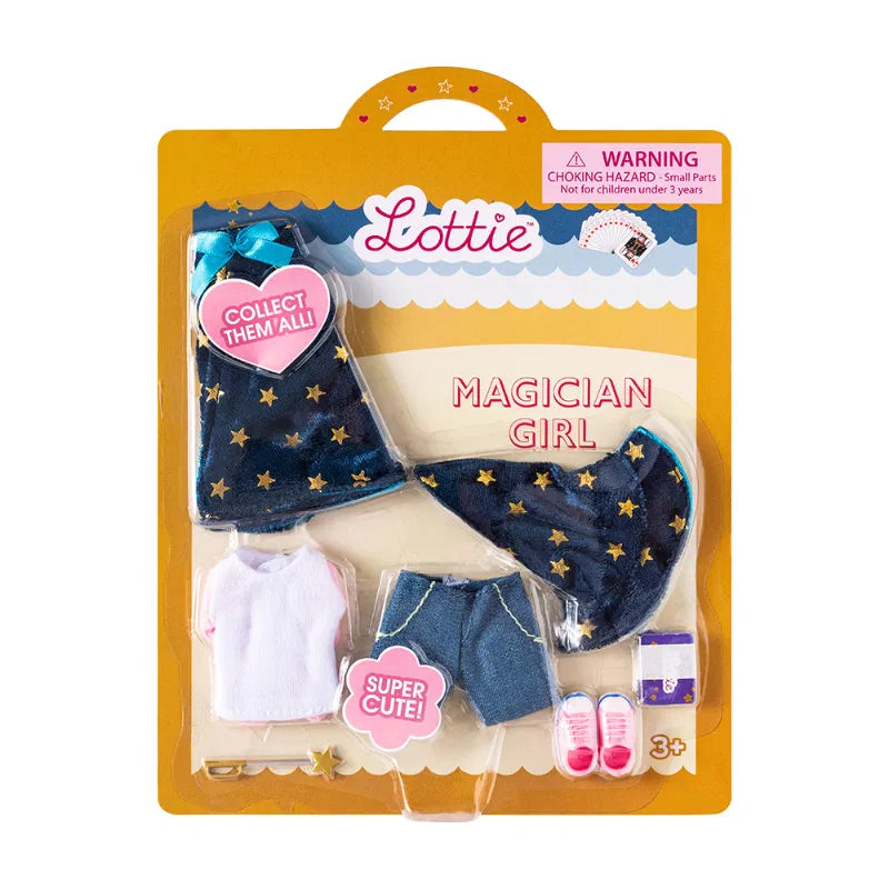 Lottie Doll Magician Girl - Premium Collectible Doll for Kids | Perfect for Pretend Play, Birthday Gifts & Magic Show Role Play