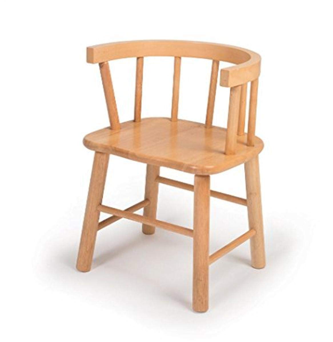 Whitney Brothers Bentwood Back Maple Wood Chair - Natural Finish Kids Dining Chair for Home & Classroom Use