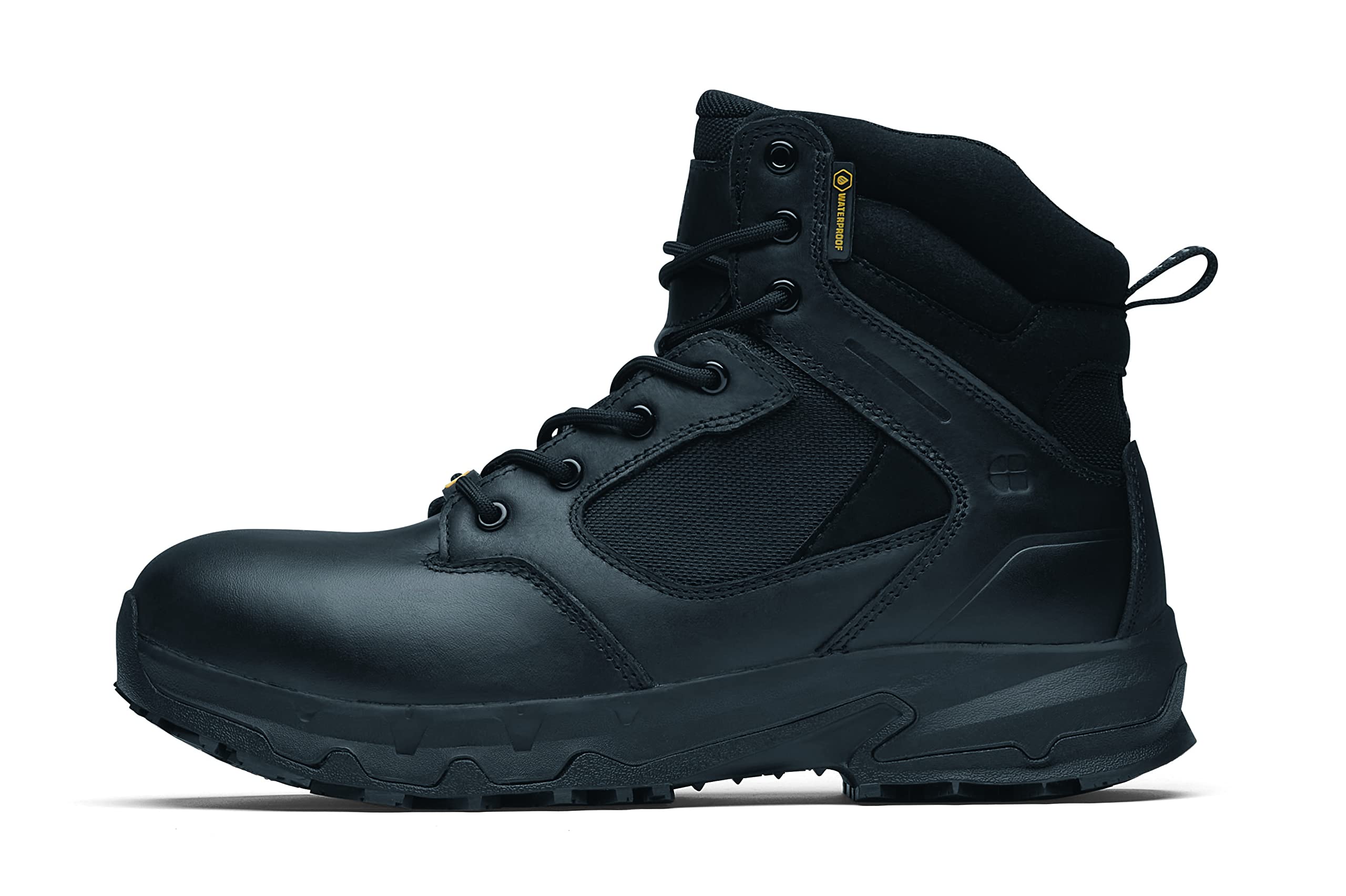 Slip-Resistant Safety Boots for Men & Women - CE Certified Defense Mid Work Shoes with Waterproof HRO WR SRC Non-Slip Outsole | Ideal for Construction, Warehouse & Industrial Work