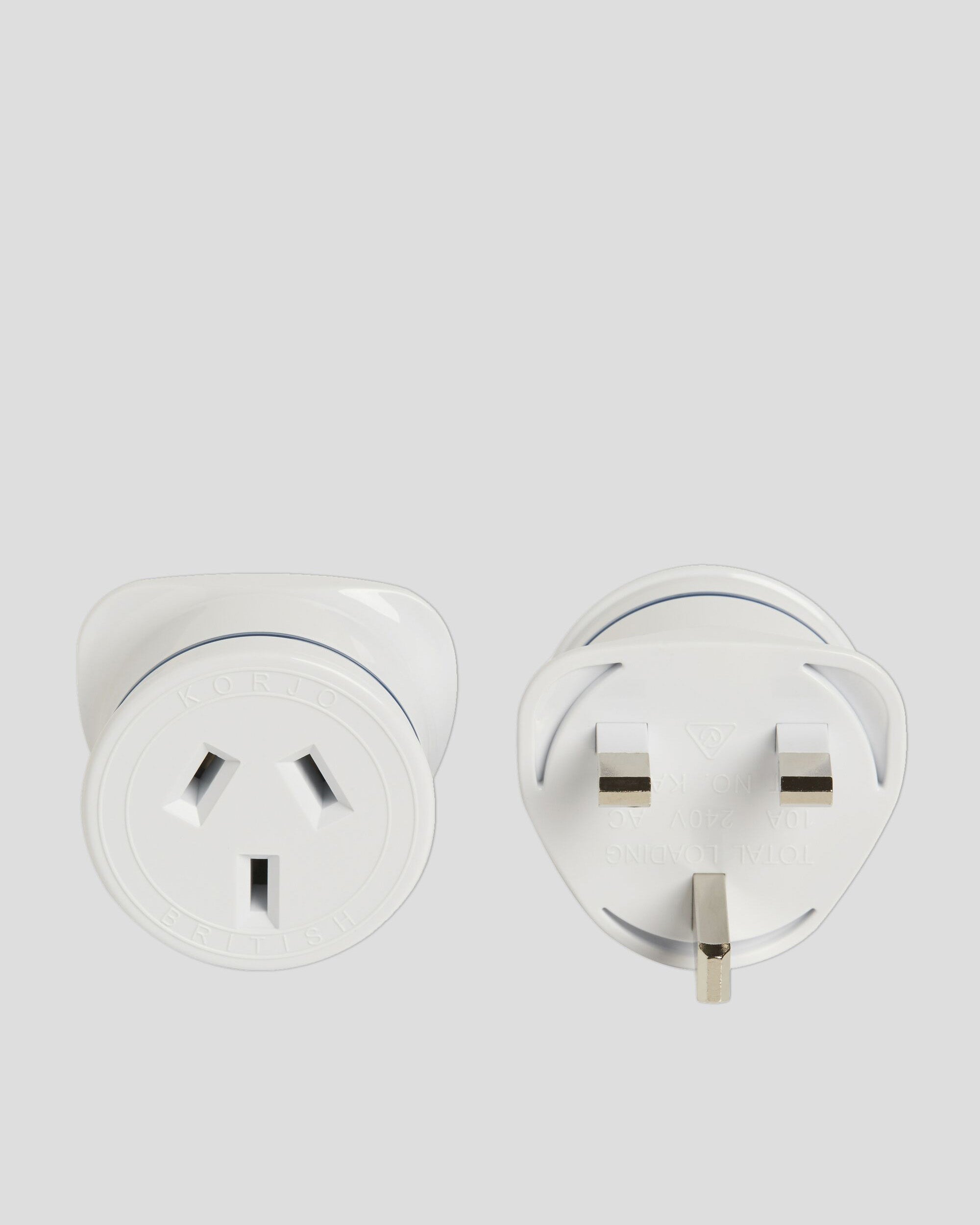 Universal UK Travel Adapter Plug - White | Compact & Lightweight for International Travel | Perfect for UK, Europe, Asia & More