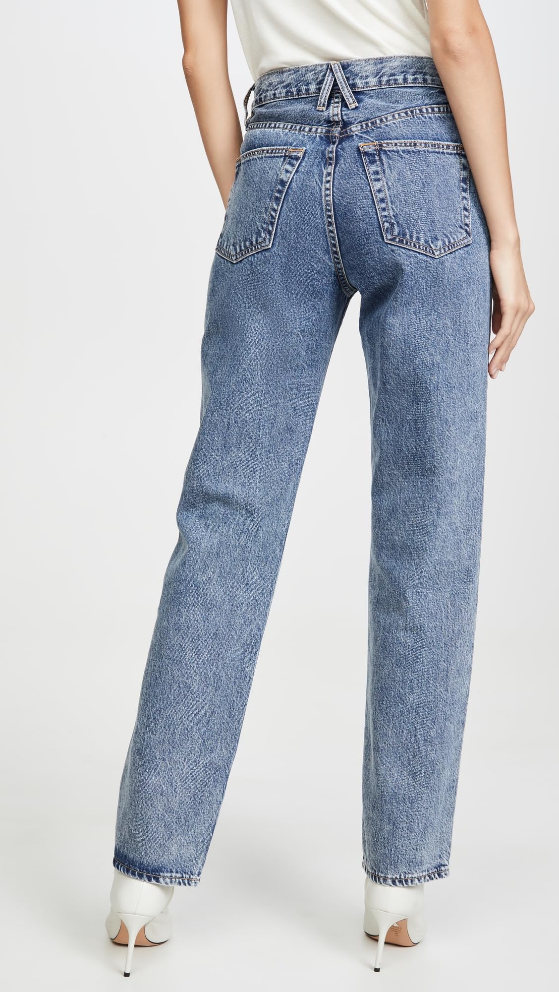 Stylish Women's High Waist London Jeans - Trendy Skinny Denim Pants for Casual Wear & Everyday Outfits