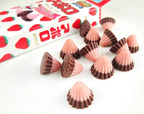 Meiji Strawberry Chocolate Candy - 10 Pack | Delicious Japanese Snacks for Gifts, Parties & Office Treats