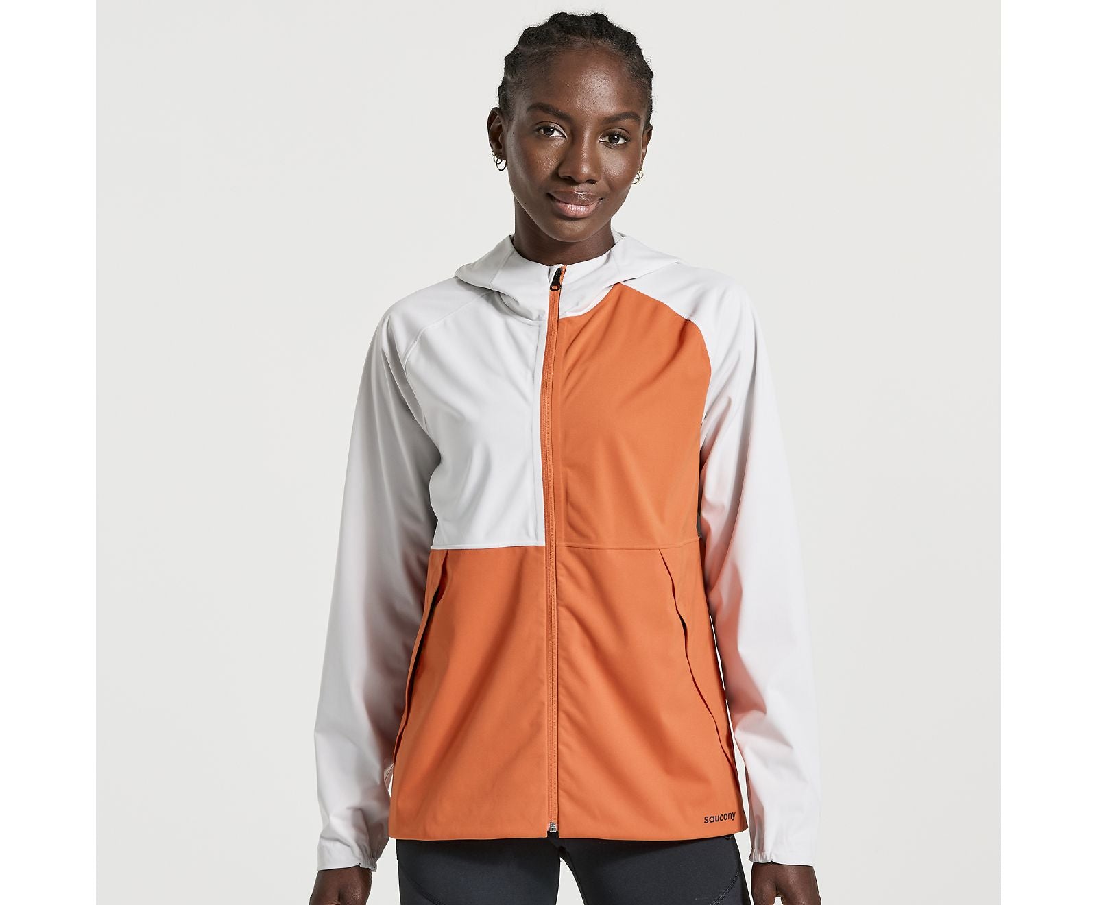 Women's Saucony Boulder Drizzle Jacket - Lightweight Waterproof Running Jacket for Outdoor Activities - Perfect for Hiking, Jogging & Rainy Day Workouts