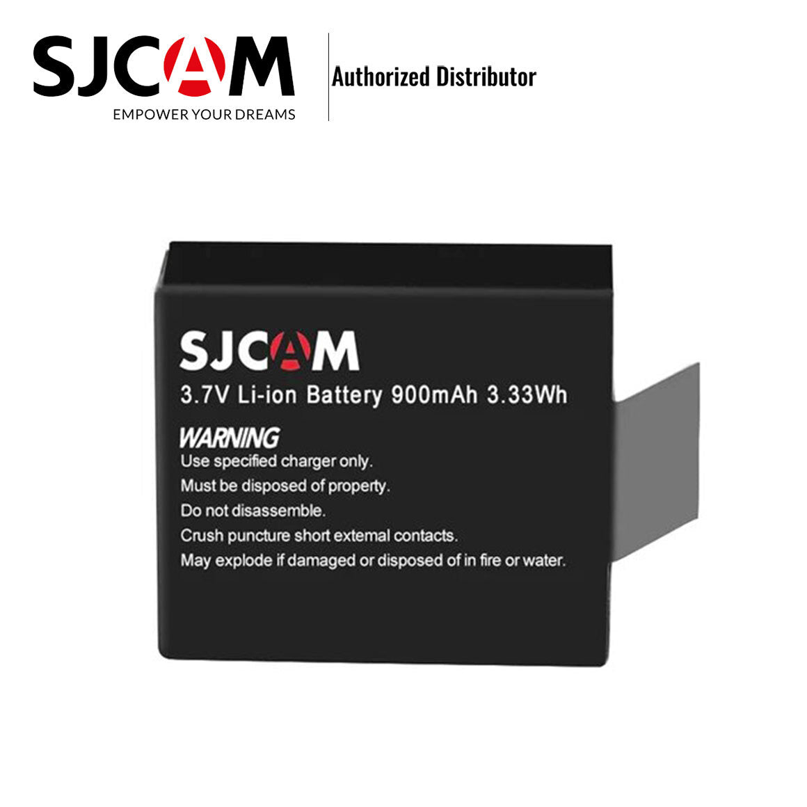 Rechargeable Battery for SJCAM SJ4000 SJ5000 M10 Action Camera - Long Lasting Power for Outdoor Adventures, Travel & Sports Recording