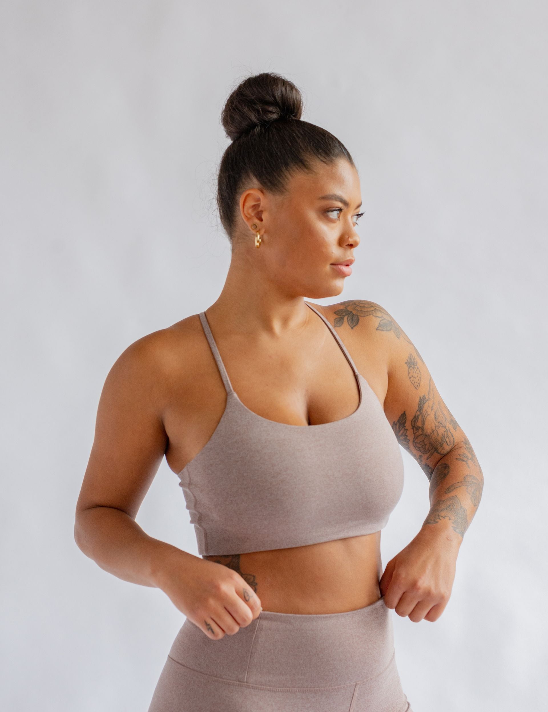 Juliet Bra Cocoon Heather - Comfortable Wireless Bralette for Everyday Wear, Lounge & Sleep | Soft Stretch Fabric for All-Day Comfort