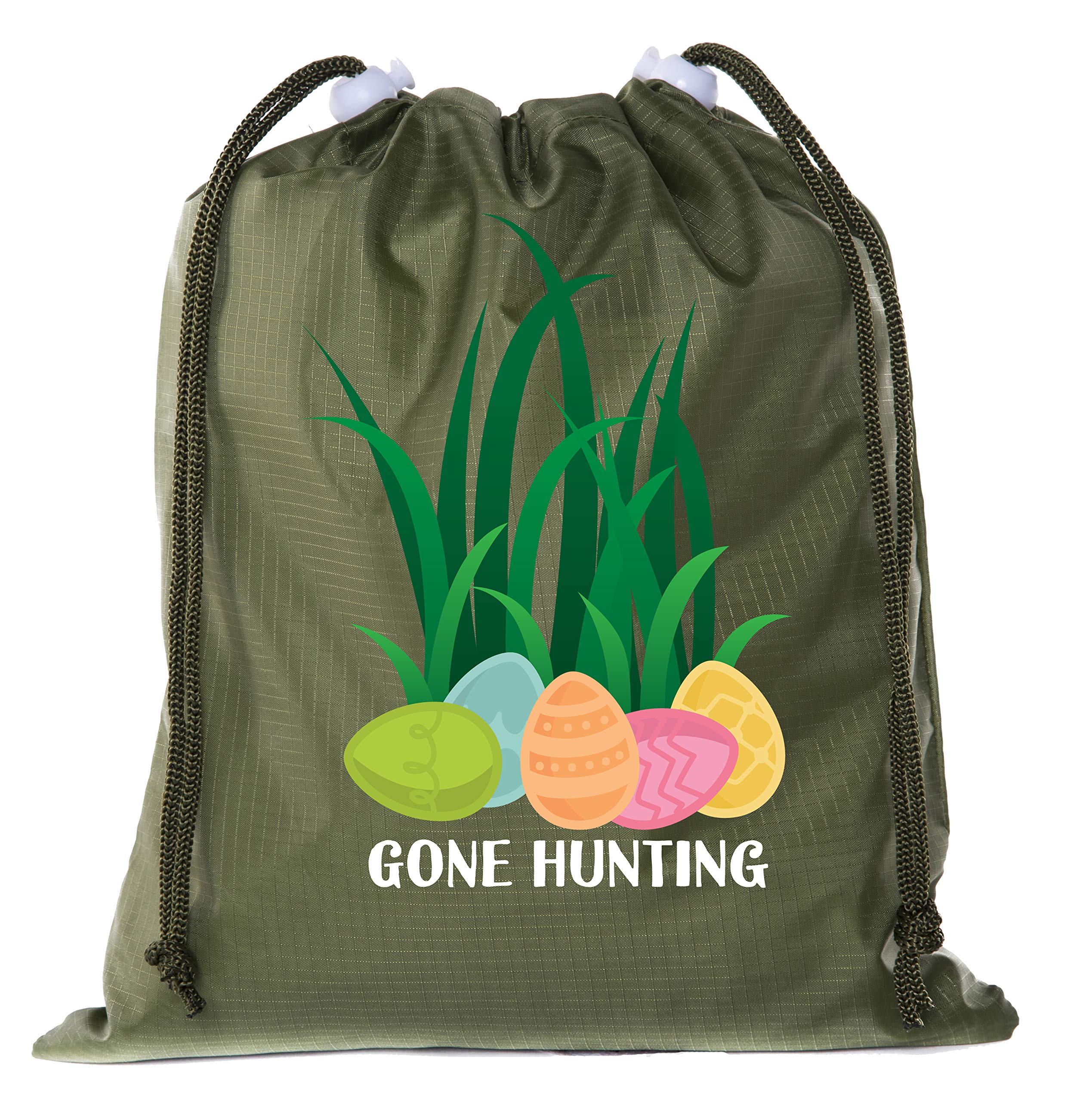 Mini Easter Basket Bags - Bulk Drawstring Cinch Sacks for Easter Egg Hunt, Party Favors & Gift Giving - Cute Bunny Themed Treat Bags for Kids Easter Celebration
