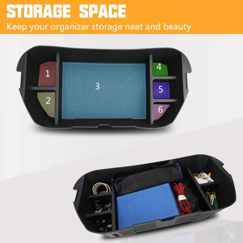 ROCCS Model Y Front Trunk Organizer - Waterproof Frunk Storage Mat & Organizer Box for Tesla Model Y - Perfect for Road Trips, Groceries & Outdoor Gear Storage