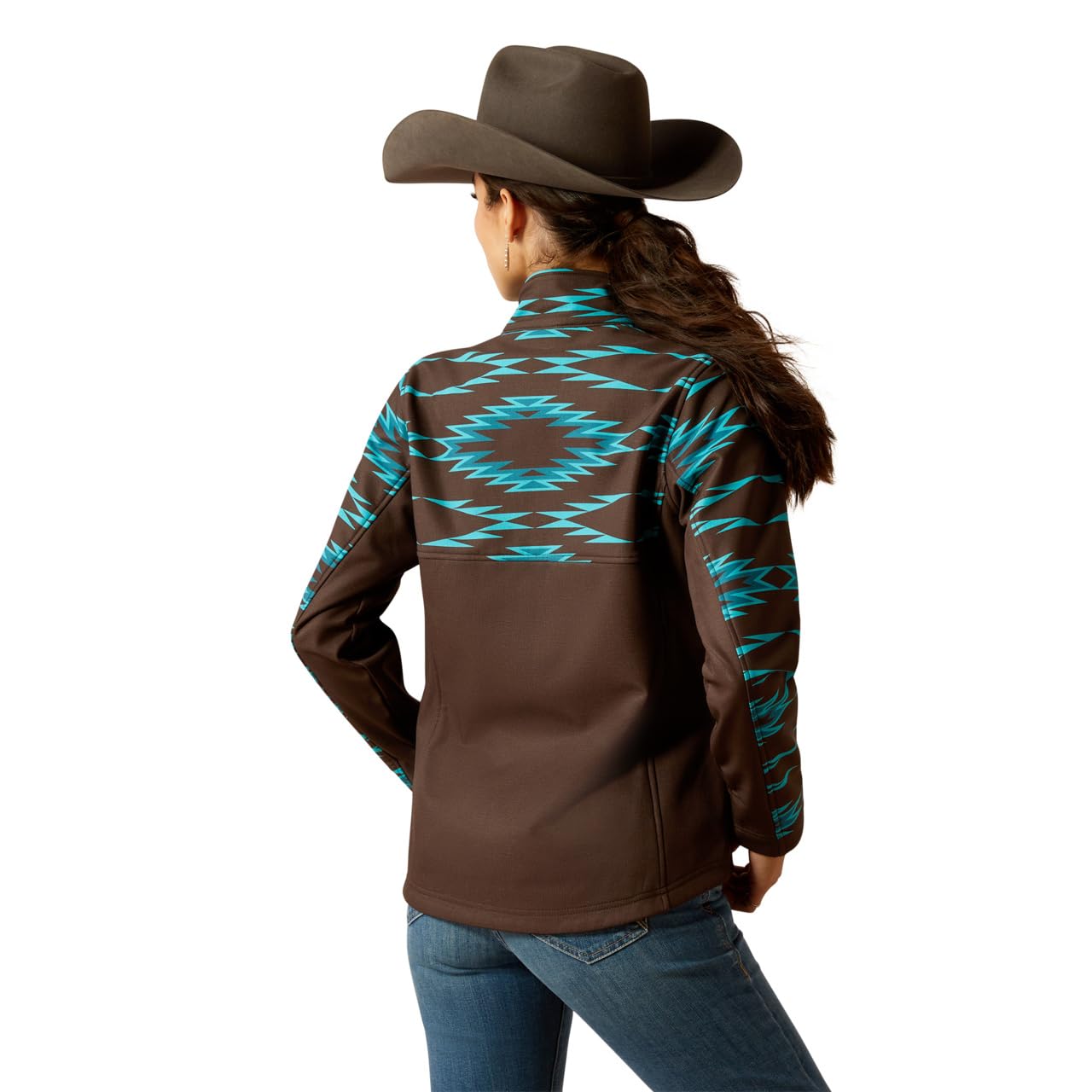 ARIAT Women's Aurora Softshell Jacket - Windproof & Water-Resistant Winter Coat for Outdoor Activities, Hiking & Casual Wear