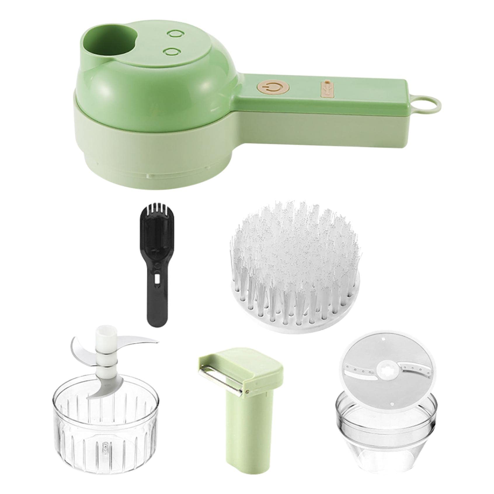 Electric Vegetable Chopper - Handheld Mini Food Processor for Garlic, Onions, Herbs | Wireless Kitchen Gadget for Fast Chopping & Mashing | Perfect for Meal Prep, Salads, Soups & Cooking