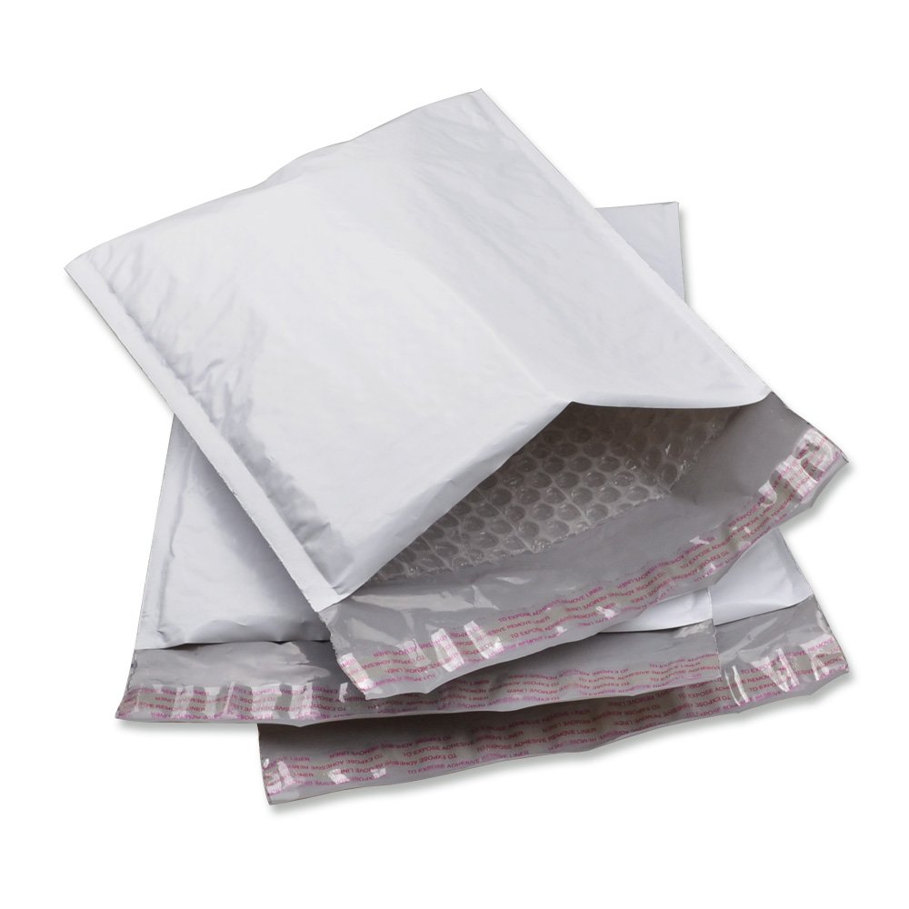 100 #3 8.5x14.5 Inch Poly Bubble Mailers - Padded Shipping Envelopes for Ecommerce, Small Business & Online Sellers - Perfect for Shipping Books, Jewelry, Cosmetics & Fragile Items