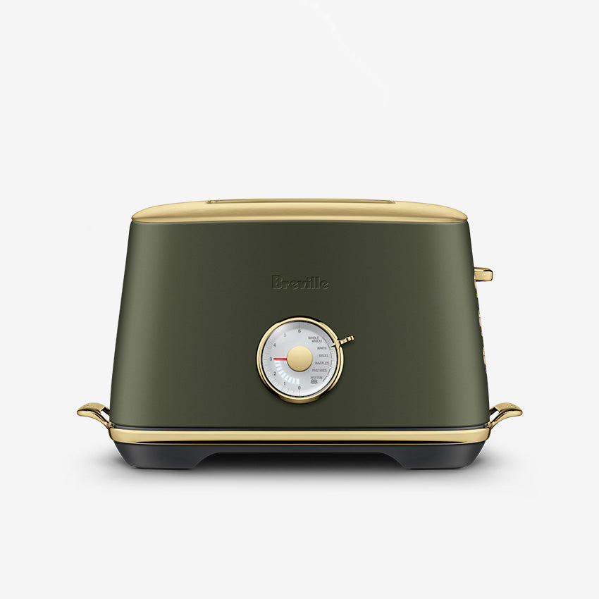 Breville The Toast Select Luxe 4-Slice Toaster - Stainless Steel, Wide Slots, 6 Shade Settings - Perfect for Breakfast, Bagels, and Artisan Bread