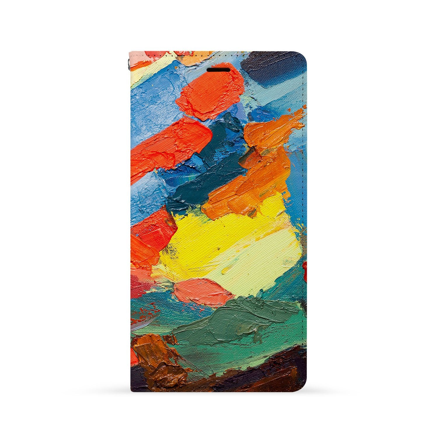 Huawei Wallet with Abstract Painting Design - Slim RFID Blocking Card Holder for Men & Women - Perfect for Travel, Business, and Everyday Use