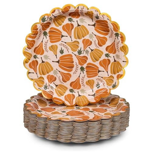 Quirky Illustrated Pumpkins, Peach