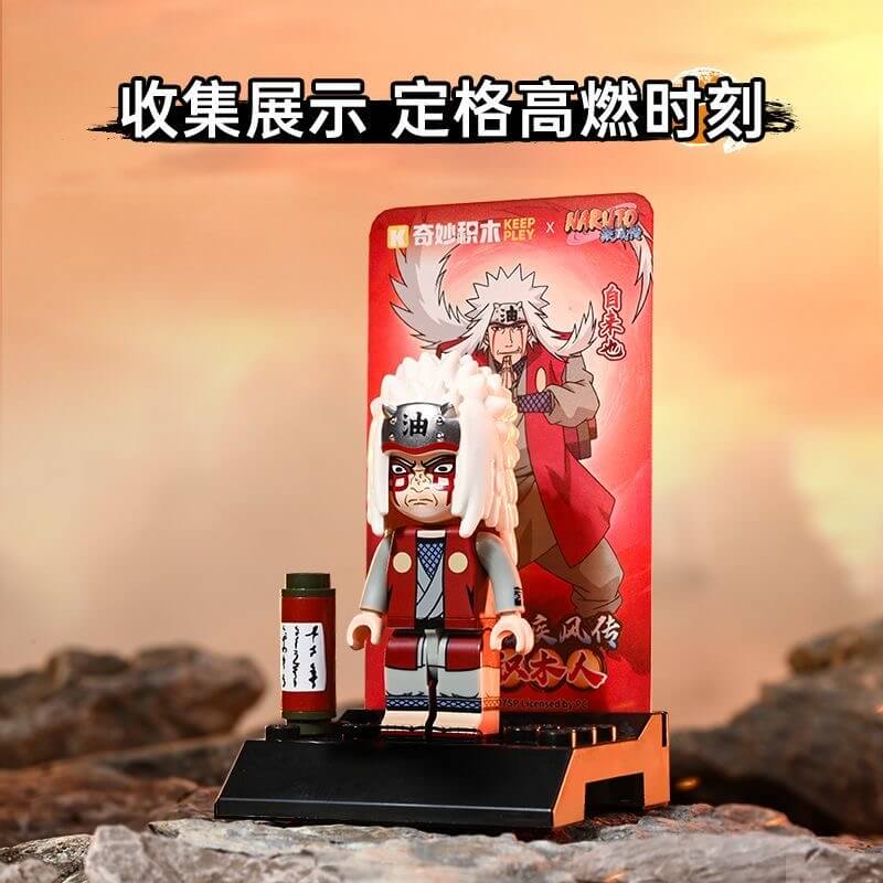 Keeppley 79002 Naruto Minifigure Season 2 - Anime Action Figure Collectible for Naruto Shippuden Fans | Perfect for Display, Gifts, and Anime Decor