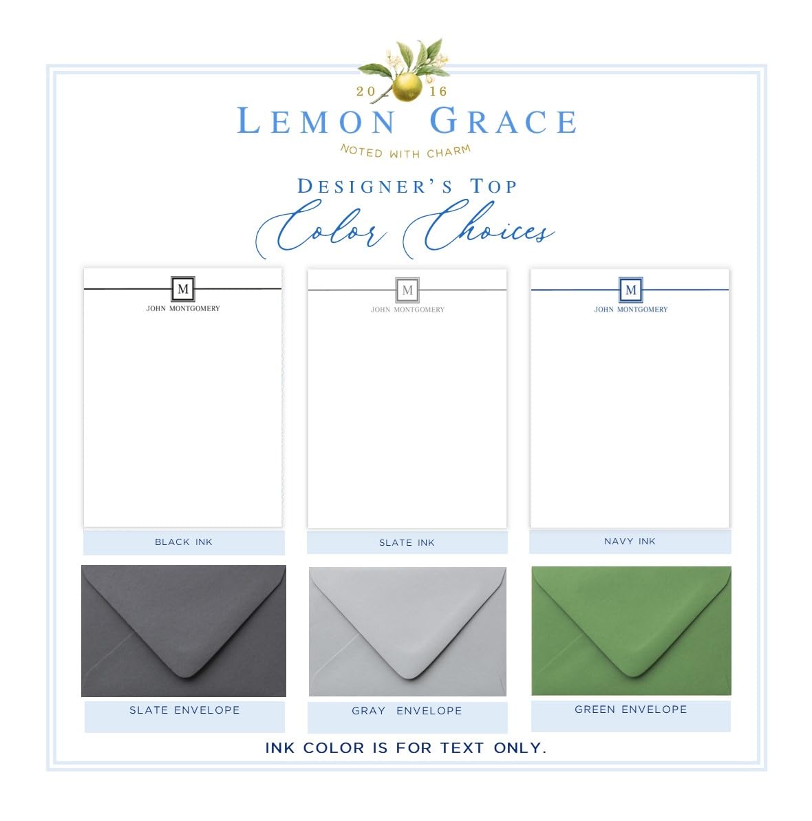 Custom Monogrammed Notepads for Business - Personalized Professional Notepads 4.25x5.5 or 5x7 - Desk Stationery & Office Supplies - Perfect for Corporate Gifts, Client Meetings & Daily Note Taking (ANO-1803)