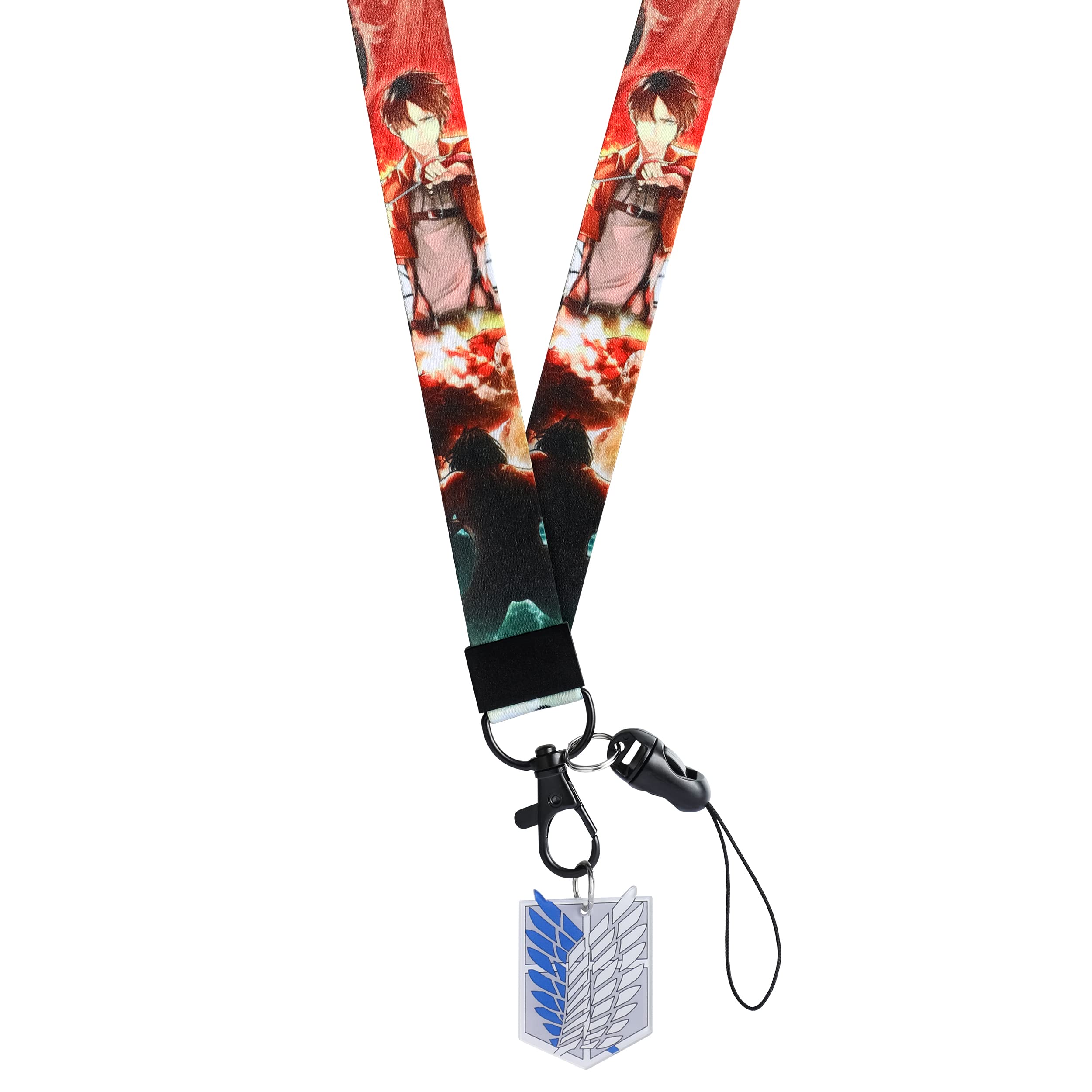 Cute Anime Key Lanyard for ID Badges - Office & School Use