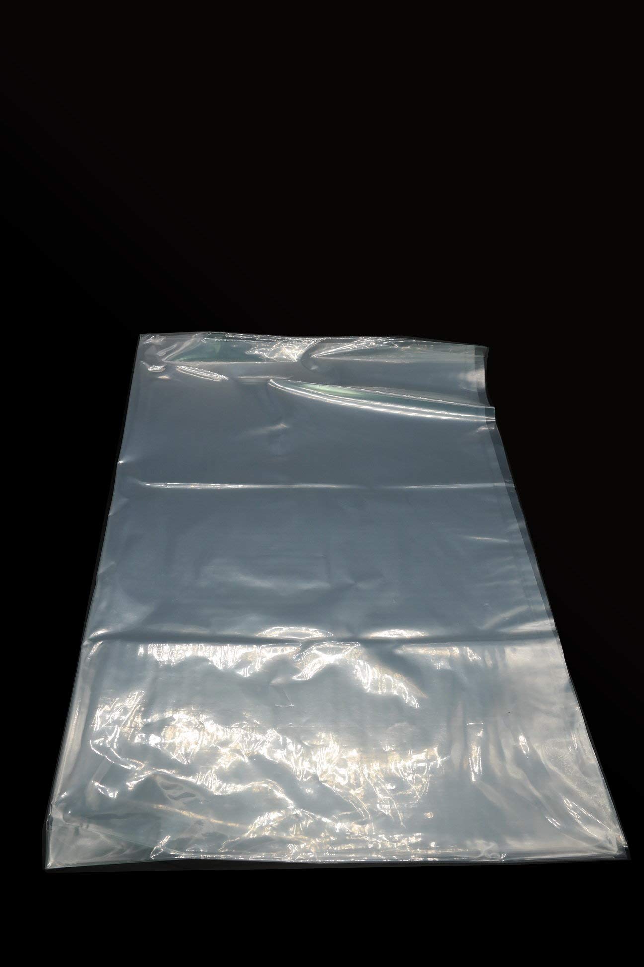 Tripact LDPE Clear Flat Poly Bags with Gussets - 18