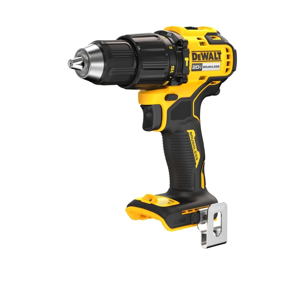 DEWALT DCD798B 20V MAX Brushless 1/2 Inch Cordless Hammer Drill Driver (Tool Only) - Perfect for DIY Projects, Home Repairs & Professional Construction Work
