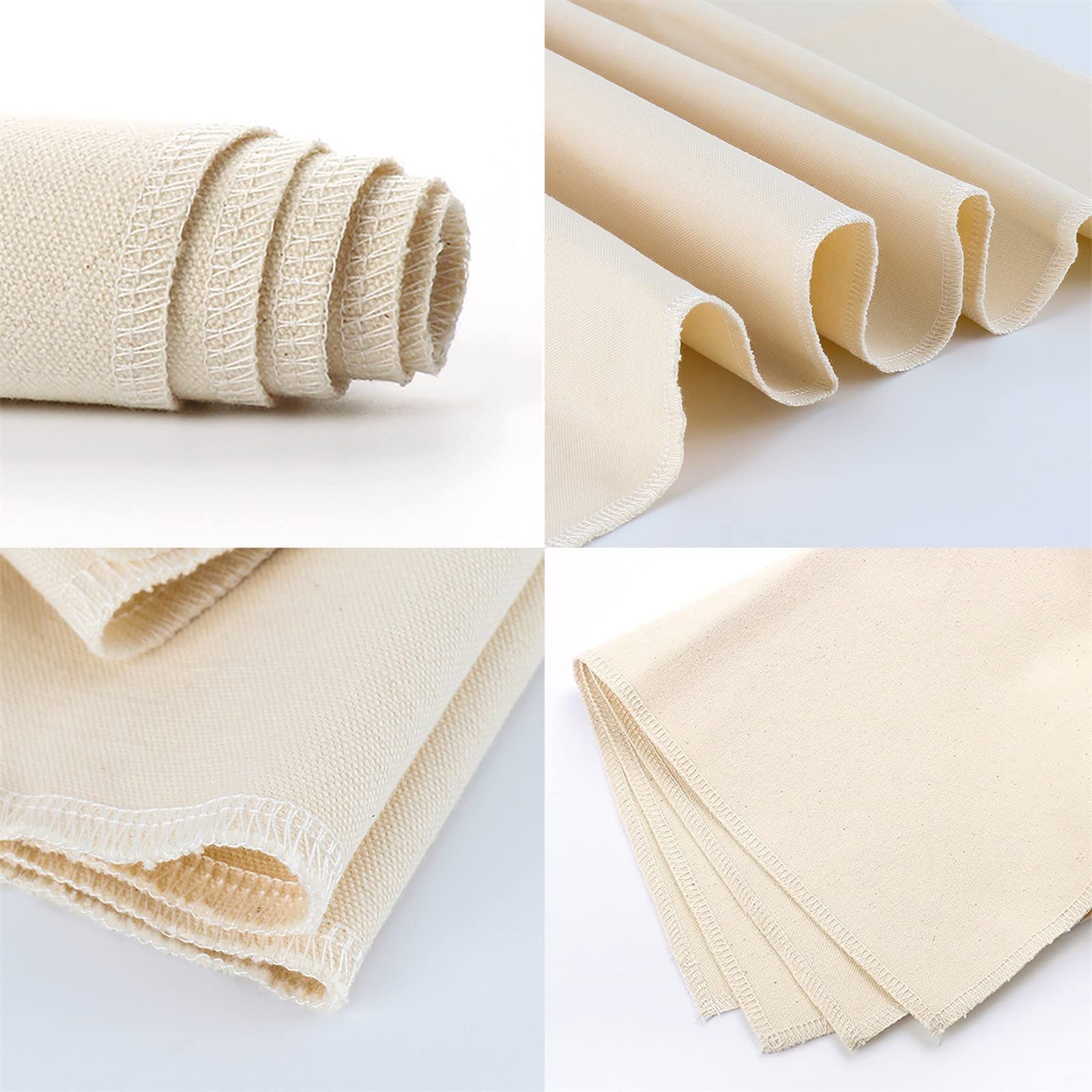 Professional Bread Proofing Cloth - XL Bakers Linen Couche for Baguettes, Loaves & Dough Shaping | Baking Tool with Holder Rack | Perfect for Artisan Bread Making & Home Bakers | Kitchen Bakeware Accessory