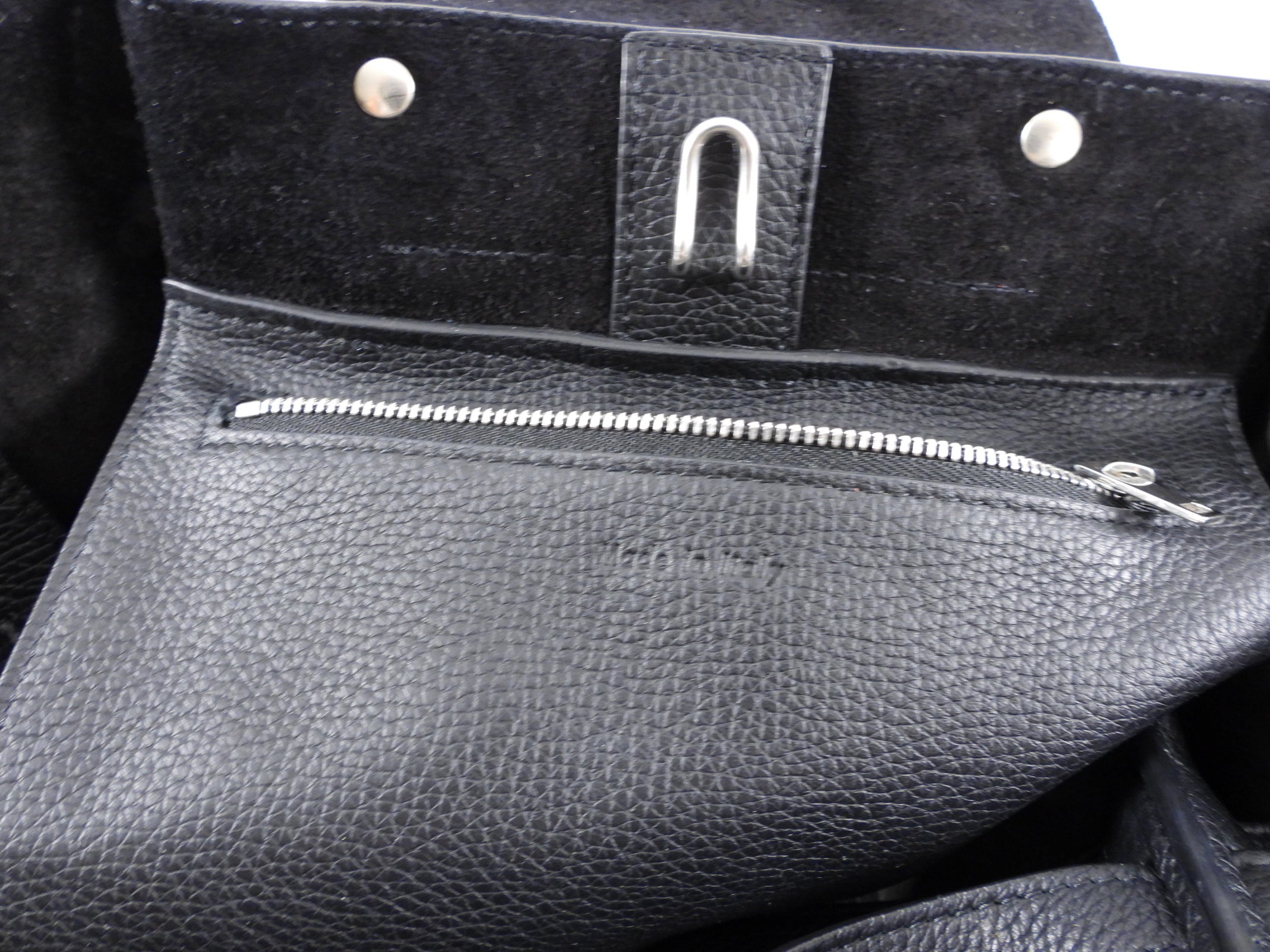 Celine Small Black Leather Tote Bag for Women - Stylish & Spacious Handbag for Work, Travel & Everyday Use