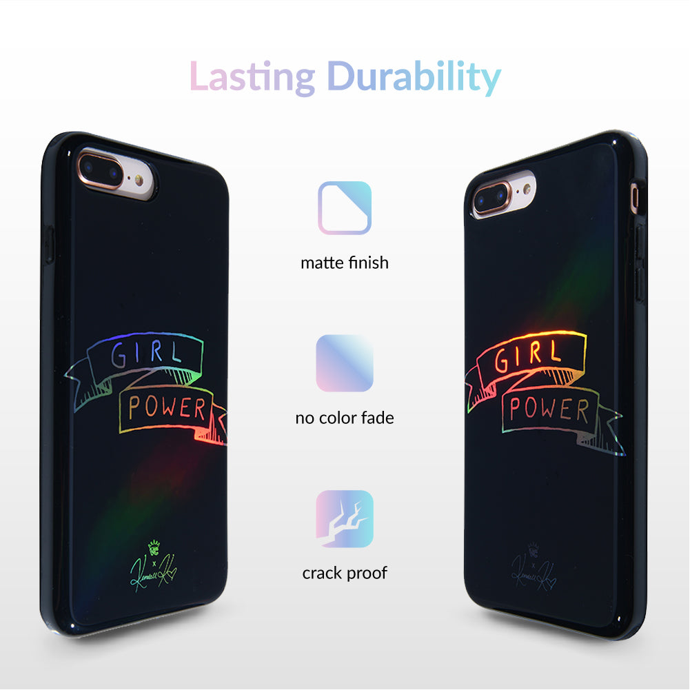 Kendall Vertes Girl Power iPhone Case - Trendy Protective Cover for iPhone 12/13/14/15 - Perfect for School, Work & Everyday Use