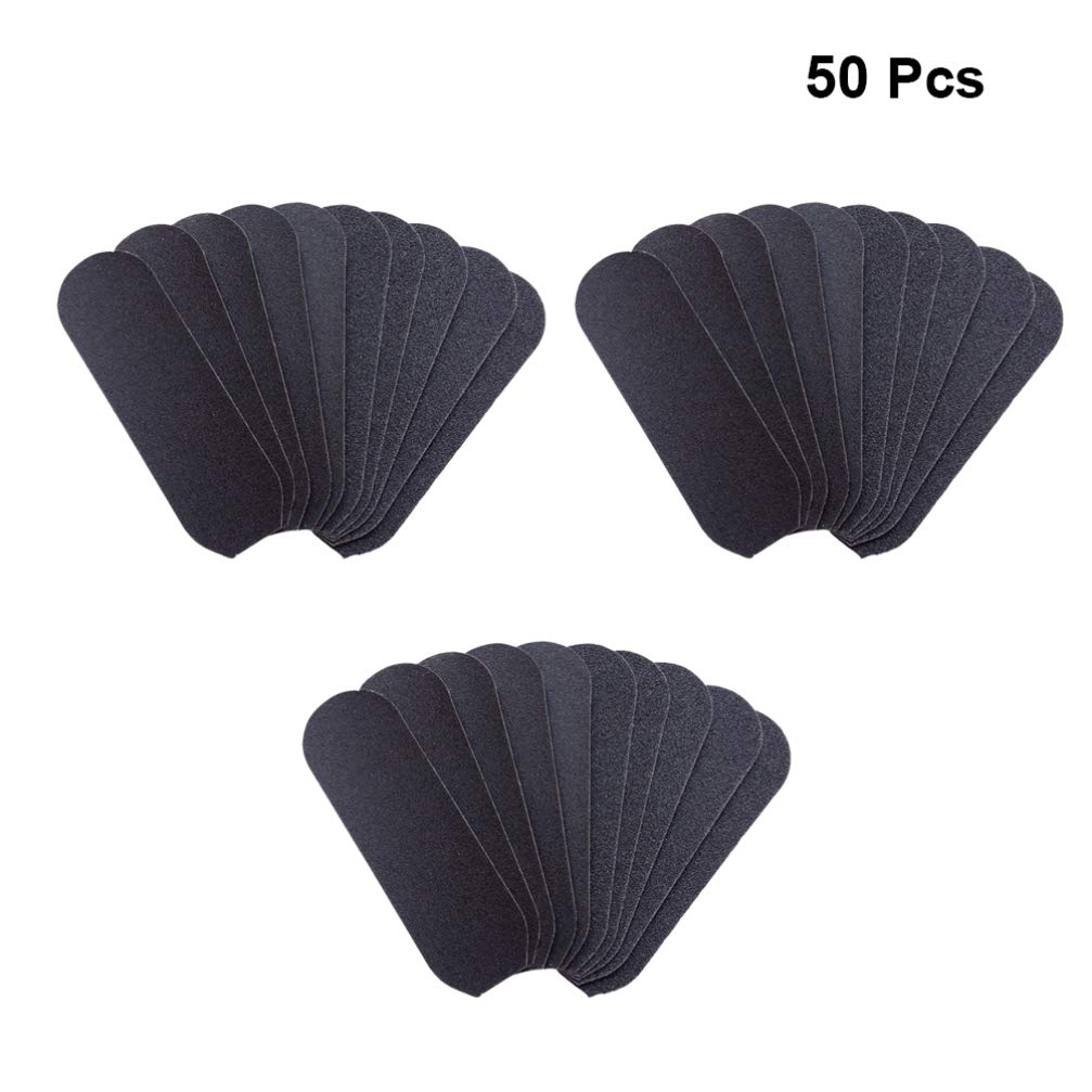 Exceart 50pcs Manicure Nail File Refills - Professional Dead Skin & Heel Sander Pedicure Tool Replacement for Home & Salon Nail Care