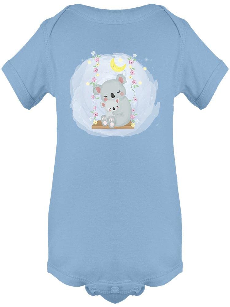 Smartprints Watercolor Motherhood Koala Baby Bodysuit - Cute Animal Print Onesie for Newborns & Infants - Perfect for Family Photos, Baby Showers & First Birthday Outfits