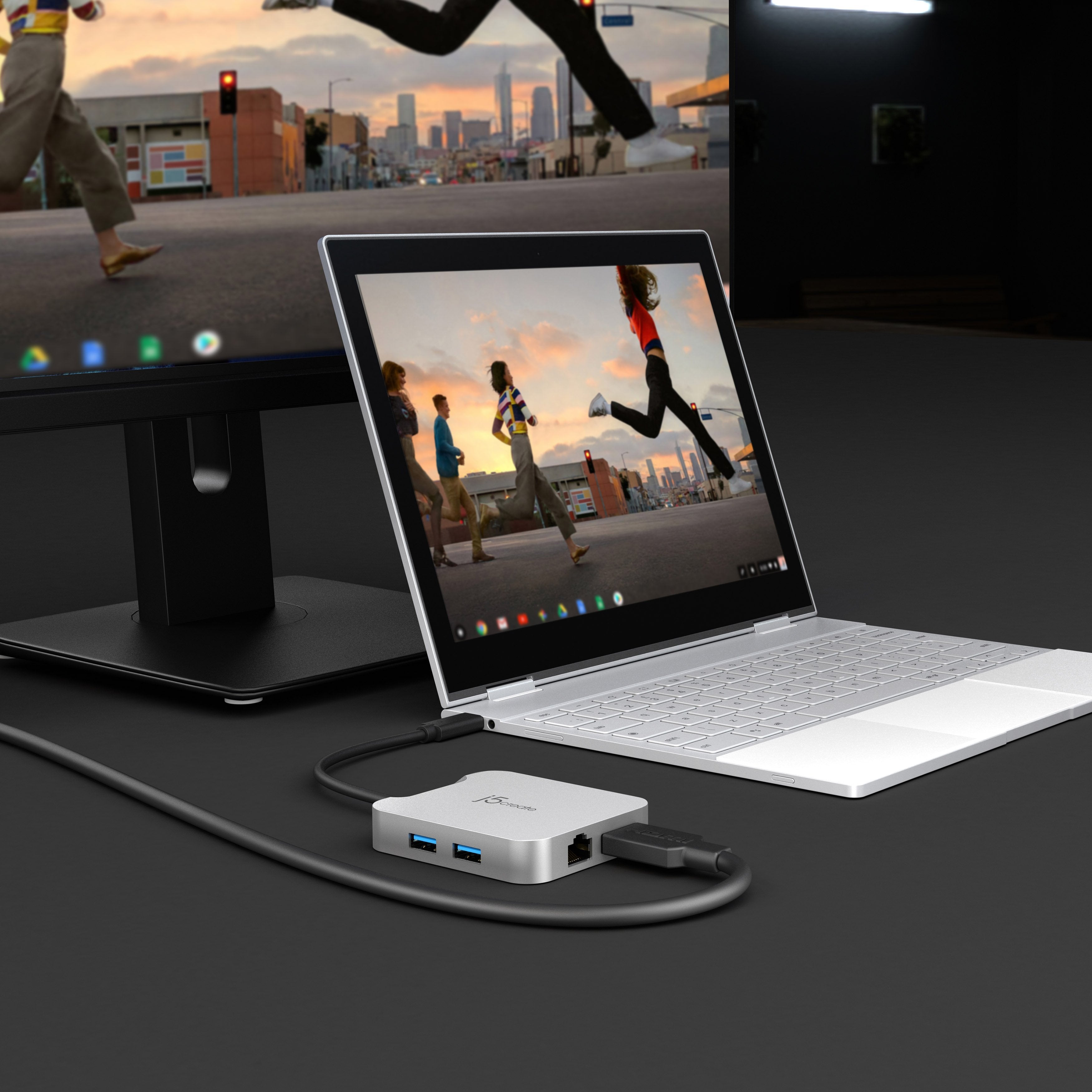 4K60 Elite USB C® PD Multi Port Adapter - 6-in-1 USB C Hub with HDMI, Ethernet, USB 3.0 for MacBook Pro/Air, iPad Pro, Chromebook - Perfect for Home Office, Gaming & Video Conferencing