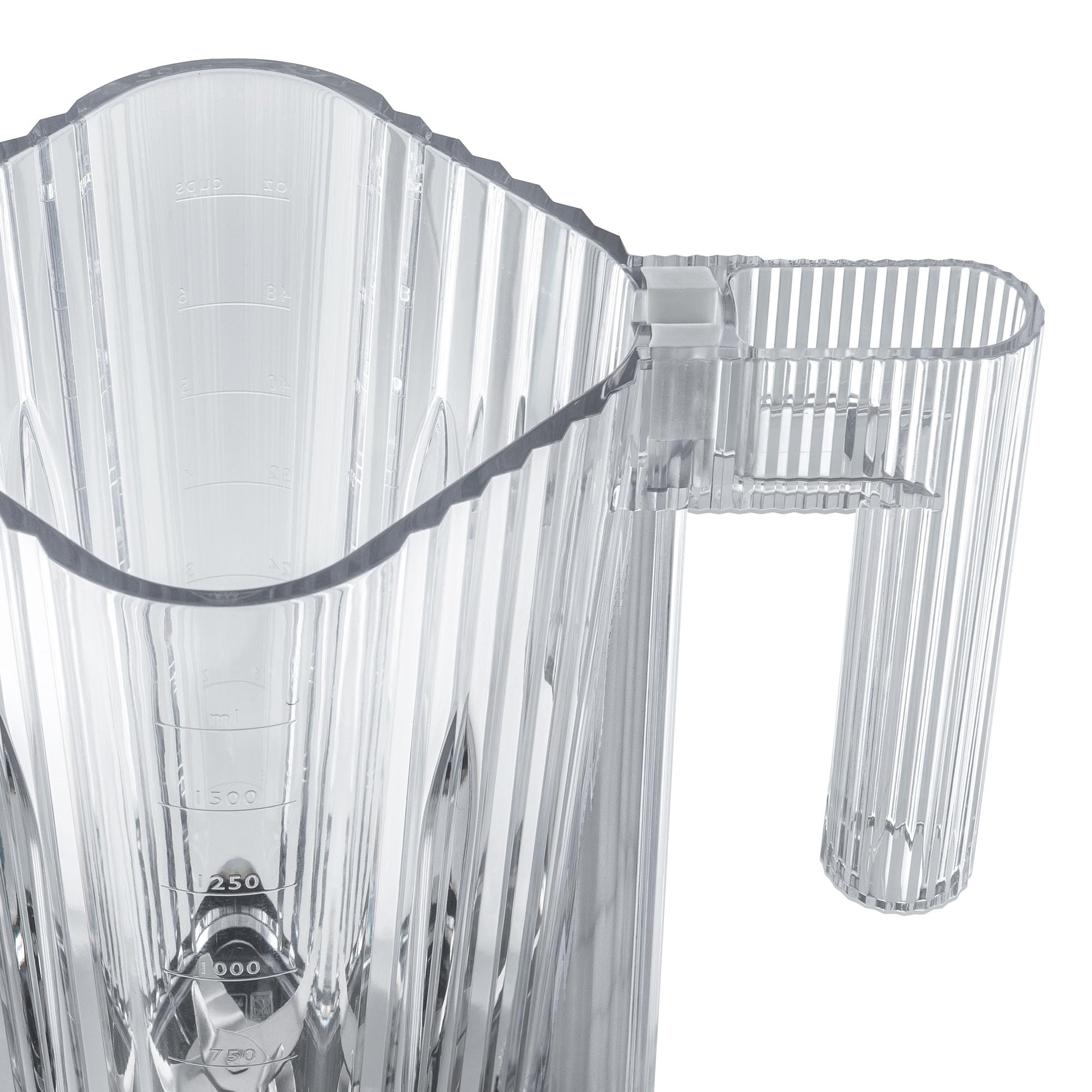 Alessi Plissé MDL09R/USA 700W Blender with Thermoplastic Resin Jar & PCTG Pitcher - Red, US Plug - Perfect for Smoothies, Cocktails & Kitchen Prep