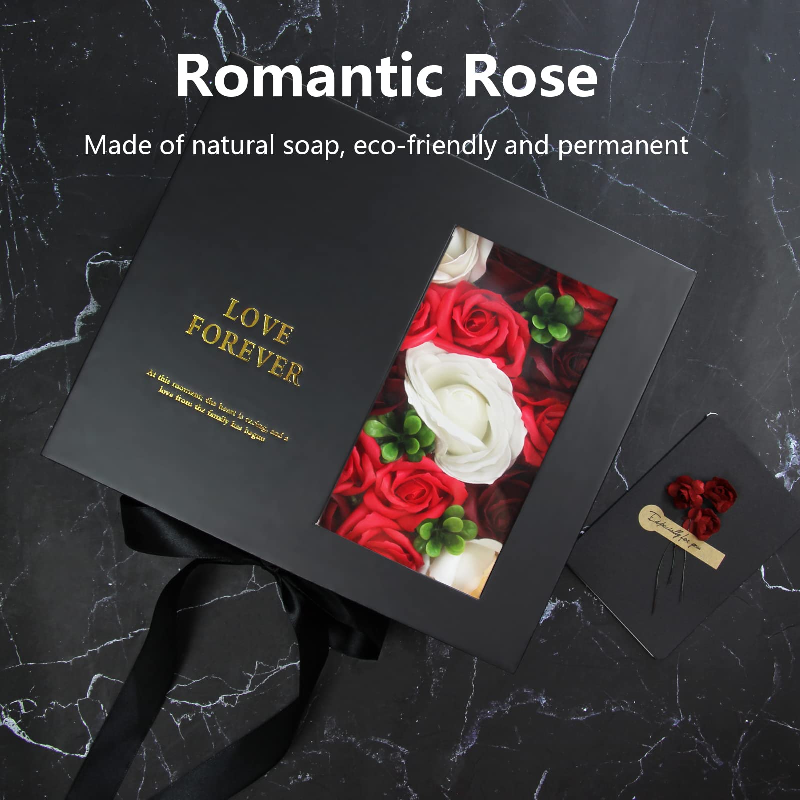 Luxury Money Pull Out Gift Box with Flowers & Ribbon - Elegant Cash Present Box for Birthday, Anniversary, Wedding - Perfect Gift for Wife, Girlfriend, Mother, Friend - Great for Surprise Parties & Special Occasions