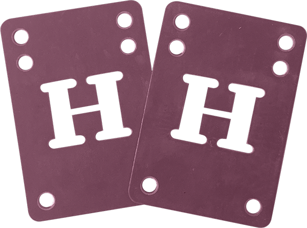 2mm Purple Blank H Block Riser Set - 2 Pack for Mechanical Keyboards | Perfect for Typing, Gaming & Custom Keyboard Builds