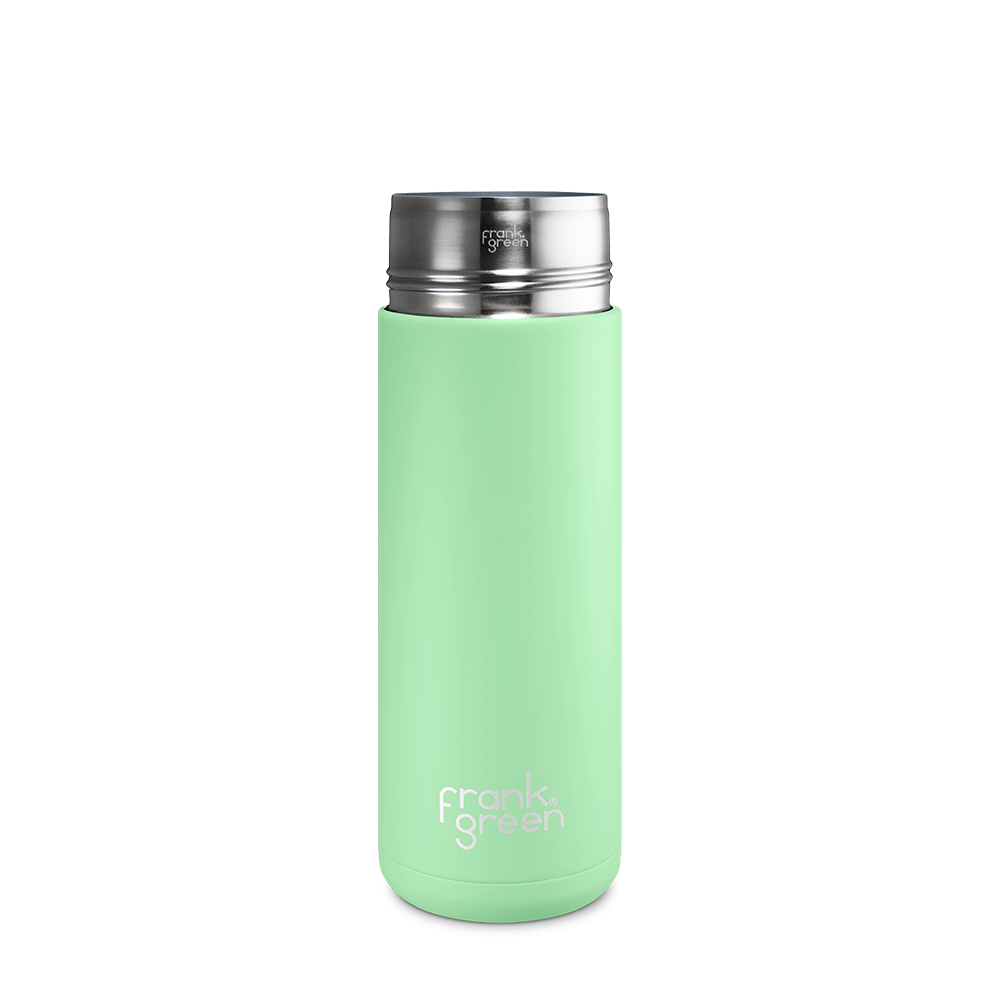 Eco-Friendly Ceramic Reusable Water Bottle - 20oz (595ml) Insulated Travel Mug for Hot & Cold Drinks - Perfect for Office, Gym, Hiking and Outdoor Activities