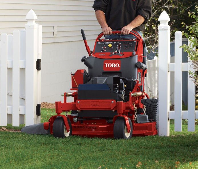 Toro Grandstand 74534 Commercial Stand-On Lawn Mower - Durable Zero-Turn Mower for Large Yards & Landscaping Businesses | Perfect for Golf Courses, Parks & Professional Lawn Care Services