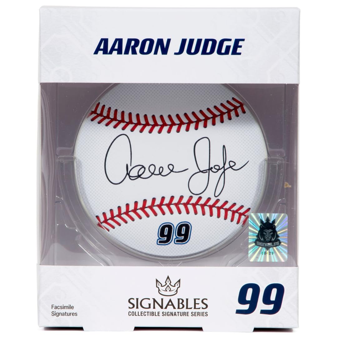 Signables 4-Inch Baseball Collectible - Perfect MLB Team Gifts for Fans & Players - Great for Display Cases, Man Caves, and Sports Memorabilia Collections