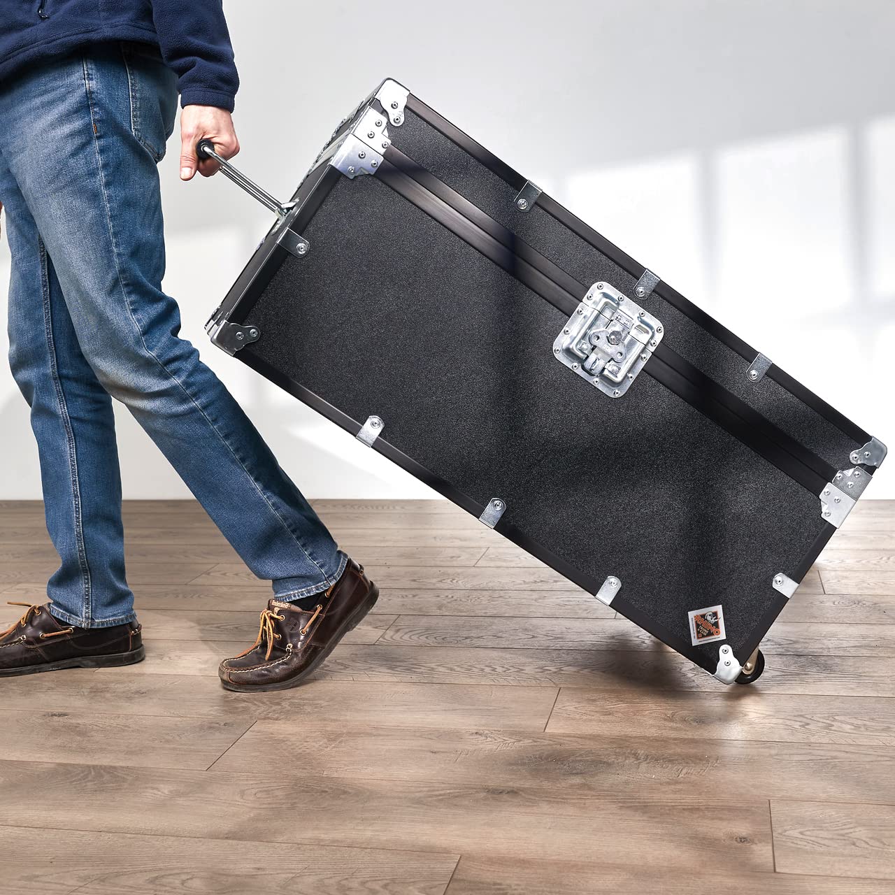 Rhino Trunk & Case XL Indestructible Travel Trunk with Removable Wheels - 35