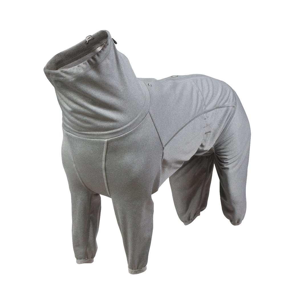Hurtta Body Warmer Dog Recovery Suit - Carbon Grey 24M - Post-Surgery Protection & Cold Weather Outfit for Dogs