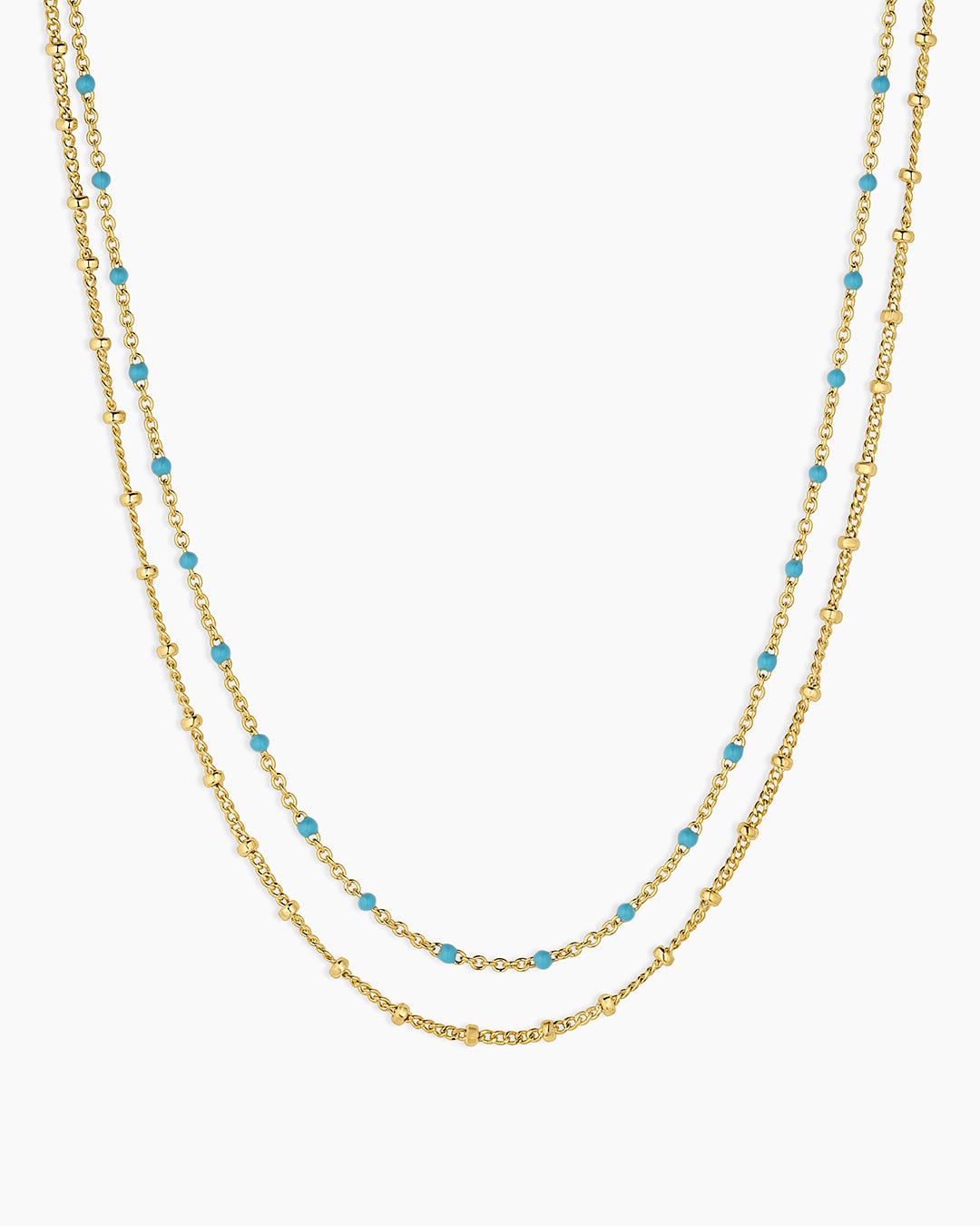 Elegant Capri Layer Necklace for Women - Trendy Layered Gold & Silver Chain Necklace - Perfect for Casual, Office & Evening Wear